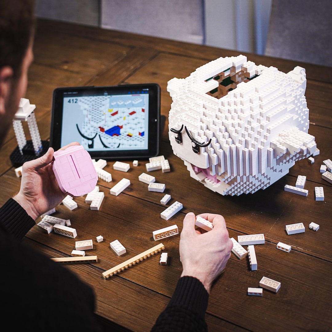 Angry Ghost Life-Sized Replica built with LEGO® bricks - by Bricker Builds