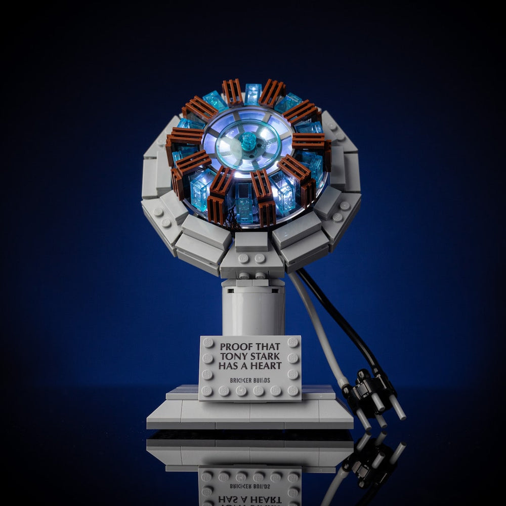 Tony Stark's Arc Reactor Life-Sized Replica built with LEGO® bricks - by Bricker Builds