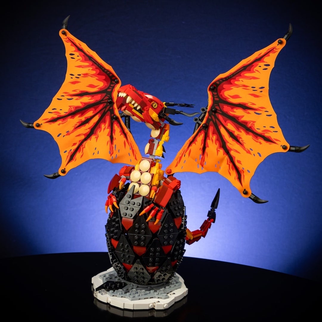 Dragon Egg Life-Sized Replica built with LEGO® bricks - by Bricker Builds