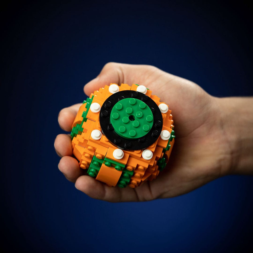 Pumpkin Bomb Life-Sized Replica built with LEGO® bricks - by Bricker Builds