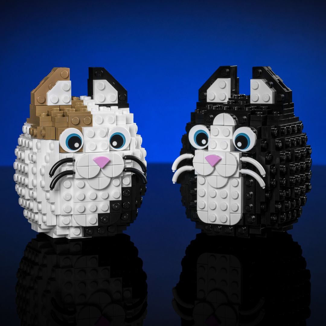 Cali & Tux Brickmallow made of LEGO bricks by Bricker Builds together