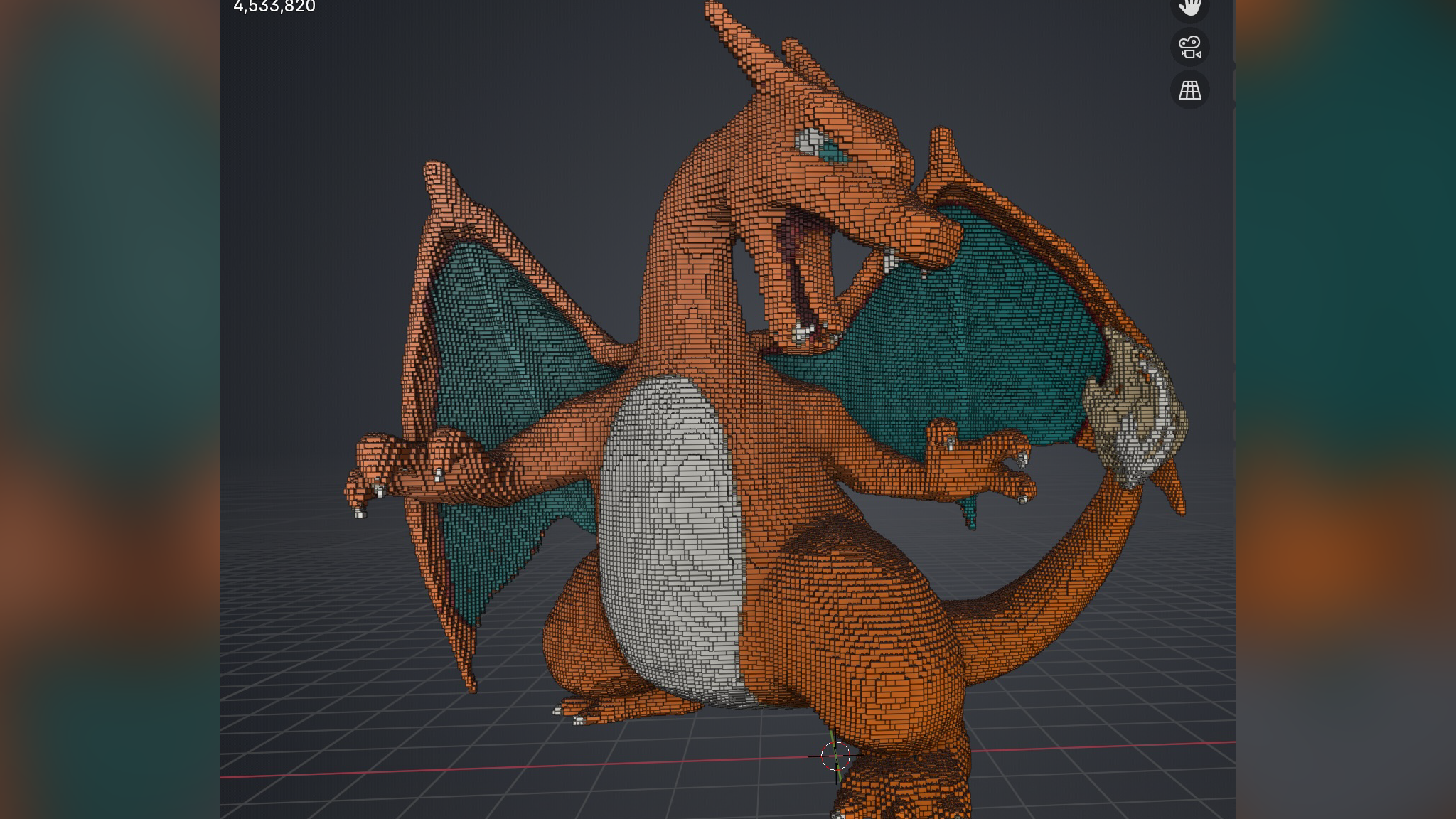 Massive Dragon  Sculpture Example in LEGO Bricks by Bricker Builds